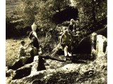 Hewn out of the rock on the slope of the hill, this Canaanite wine-press is near Ain-Karim, the birthplace of John the Baptist. In the central vat of the wine-press the man is seen standing.